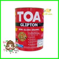 สีน้ำมัน TOA GLIPTON BASE A กึ่งเงา 1 แกลลอน (3.8 ลิตร)SEMI-GLOSS ENAMEL PAINT TOA GLIPTON BASE A 1GAL **ลดราคาจัดหนัก **