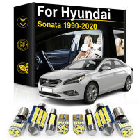 รถ LED ภายในสำหรับ Hyundai Sonata DN8 LF YF NF EF Y2 2009 2011 2015 2017 2018 2021อุปกรณ์เสริม Canbus ในร่มโคมไฟ