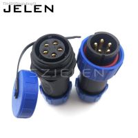 ▥✈✈ SP21 waterproof plug and socket cable connector 5 pin waterproof electrical connectorconnector waterproof IP68