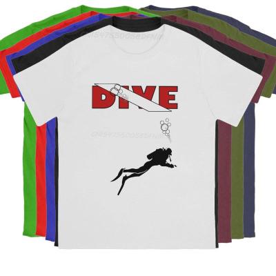 Mens I love Scube T-shirts Diving Kawaii Clothes Novelty Men T Shirts Camisas Tees Vintage Men Clothing T-Shirt Fathers Day