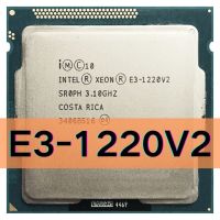 Intel Xeon E3-1220 v2 E3 1220v2 E3 1220 v2 3.1 GHz ใช้โปรเซสเซอร์ CPU Quad-Core 8M 69W LGA 1155