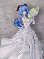 [COD] girl Yuanshenhua married Ganyu wedding dress bouquet model decoration boxed high-quality hand-made gift