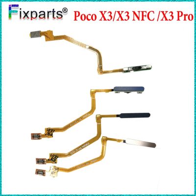 New Touch ID For Xiaomi Poco X3 / X3 Pro Home Button Fingerprint Ribbon Identification Sensor Flex Cable X3 NFC Fingerprint Flex