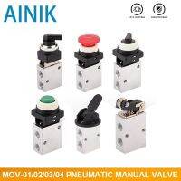 ☃◈◎ Pneumatic Mechanical Valve MOV-1 MOV-2 MOV-3 Manual Valve Air Switch Control Valve Push Button Momentary