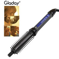 Ceramic Hair Curler Hair Curling Brush Comb Straightening Hair Brush Curling Iron Men Short Hair Electric Hair Styling Tool