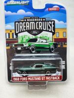 Green light 1/64 1968 Ford Mustang Collection Metal Die-cast Simulation Model Cars Toys