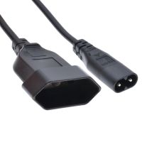 【In-demand】 IEC320 C8ชายยุโรป Schoko CEE7/16 Outlet ซ็อกเก็ตหญิง Extension Cable สำหรับ UPS PDU *