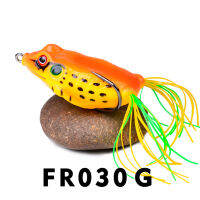 Thunder Frog Fishing Lure ว่ายน้ำเหมือนจริงเหยื่ออ่อนประดิษฐ์พร้อมตะขอซ่อนคู่อุปกรณ์ตกปลา