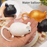 1pcs Kawaii Squeeze Gold Black White Mouse Toys Stretch Animals Ball Stress Relief TPR Decompression Toy Water Polo Toys Squishy Toys