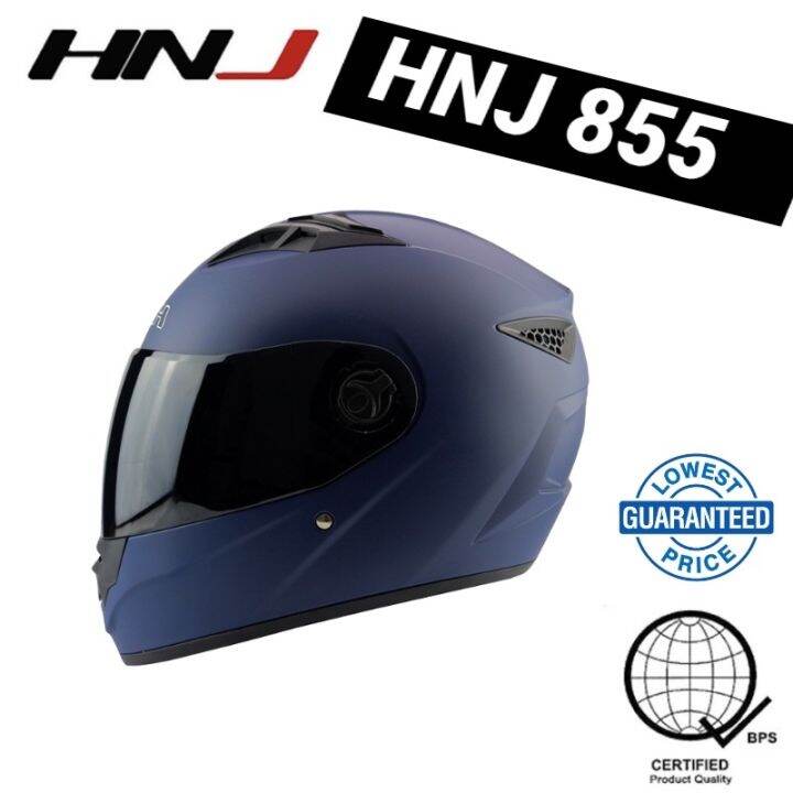 HNJ 855 HELMET FULL FACE FOR MEN AND WOMAN MEDIUM High Quality safety