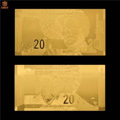 ธนบัตร2014สกุลเงินแอฟริกาแบบไร้สายธนบัตรทอง24K 200แอฟริกาใต้แรนด์จำลองที่เก็บธนบัตรและของขวัญของชำร่วยดั้งเดิม