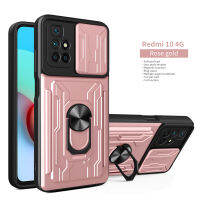 เคสป้องกันการตกสำหรับ Xiaomi Redmi A1 9A 9C Redmi 10 Redmi 11 Prime ขาตั้งที่มีกล้องป้องกันช่องเสียบการ์ดแบบที่ยึด Note11 Redmi 11E