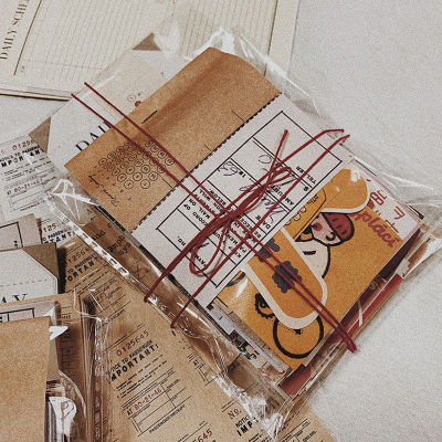 200 PcsLot Vintage Note Decoration Stationery Stickers DIY Diary Planner Scrapbooking Label Journal A6 PVC Envelope Storage Bag