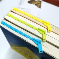 Creative 3D Zipper Style Bookmark Kids Funny Reading Book Folder Page Clip Cute Book Mark Novelty Stationery Gift For Boys Girls