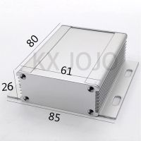 ◈▥ Aluminum Enclosure 85x26x80mm Integrated Shell with Ears Profile Shell Battery Box Customized Aluminum Box PCB Shell Opening