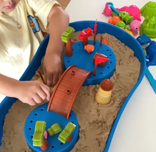 ✓Pinkfong Baby Shark Water Park Fishing & Sand 2in1 Play Toys