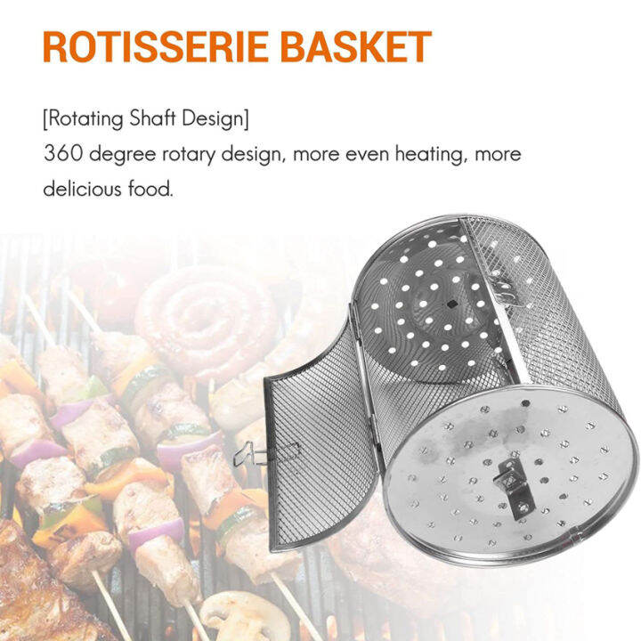 stainless-steel-barbecue-cooking-grill-grate-outdoor-round-bbq-campfire-grill-grid-camping-picnic-cookware