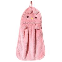 Fleece Hand Wipe Cartoon Animal Hangable Hand Towel Child Face Wash Cloth Dropshipping