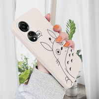 เคส Hpcase สำหรับ OPPO A78 4G Ghibli Miyazaki Hayao เพื่อนบ้านเคสโทรศัพท์ของฉันปลอกซิลิโคนของเหลวทรงสี่เหลี่ยมดั้งเดิมคลุมทั้งหมดเคสป้องกันทนแรงกระแทกกล้อง