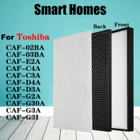 ตัวกรองอากาศ HEPA กรองอากาศรุ่น CAF-E2A สำหรับเครื่องกรองอากาศ Toshiba รุ่น CAF-02BA, CAF-03BA, CAF-E2A, CAF-C4A, CAF-C3A, CAF-D4A, CAF-D3A, CAF-G2A, CAF-G30A, CAF-G3A, CAF-G3I