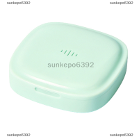 sunkepo6392 ตัวยึดสำหรับจัดฟันแบบสองชั้นกล่องเก็บอุปกรณ์จัดฟันแบบพกพาสำหรับทำความสะอาดฟันที่มองไม่เห็น