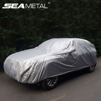 SEAMETAL ผ้าคลุมรถกันน้ำ Outdoor Sun Shade ครอบคลุม Sun Shield UV Rain Frost Snow Dust Resistant Universal สำหรับซีดาน SUV