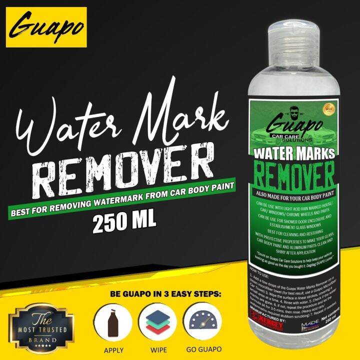 Guapo Watermarks Remover for Car Body Paint Water mark Remover Acid Rain Remover Spot Remover