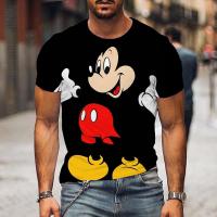 Mickey Mouse Mens T Shirt Disney Cartoon TShirts Male Summer Short Sleeve Couple T-shirt Cute Funny Tops Tee