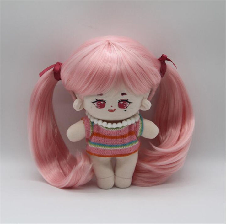 20cm-idol-plush-doll-dress-up-wig-hair-straight-curly-hair-plush-toy-diy-doll-accessories