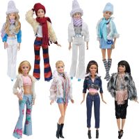 HOT!!!❅❂ cri237 1/6 Barbie Clothes Doll Accessories Handmade Fashion Outfit Winter Doll Clothes