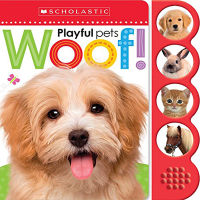 Playful pets woof!: Academic early learners (sound book) phonation and pronunciation Book cardboard flipping book