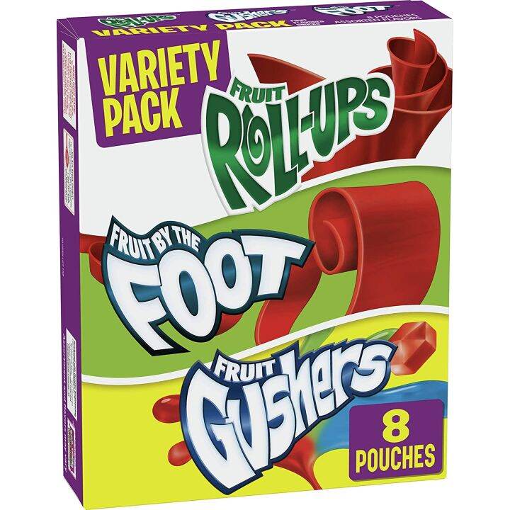 Betty Crocker Fruit Roll-Ups Variety Pack 8ct | Lazada PH