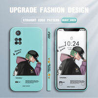 (คลังสินค้าพร้อม) เคสมือถือโทรศัพท์สำหรับ Xiaomi Mi 10T Pro/ 10T เคสโทรศัพท์สำหรับเด็กหญิงเด็กชายอะนิเมะ Roronoa Zoro เคสขอบด้านข้างน้ำฝาหลังป้องกันกล้อง