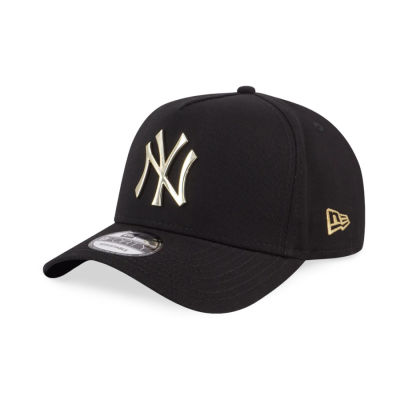 หมวก New Era 9Forty New York Yankees MLB METAL GOLD Cap ของแท้ 100%