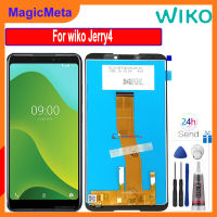 MagicMeta ใหม่ต้นฉบับสำหรับ Wiko Jerry 4 LCD &amp; หน้าจอสัมผัส Digitizer อะไหล่การแสดงหน้าจอภาพประกอบสำหรับ Wiko Jerry 4