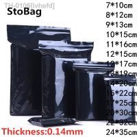 ❆✆◘ ivhefd StoBag-Black Zip Sacos De Plástico Reclosáveis Jóias Embalagem Presente Alimentos Armazenamento Sealing Poly Logotipo de Impressão Personalizado 100Pcs