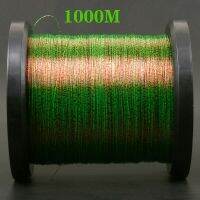 [HUYE Outdoor Store] 1000M Spoted Camouflage ตกปลาทะเลใต้น้ำ Crucian ปลาคาร์พ Fluorocarbon เคลือบสายตกปลาที่มองไม่เห็น