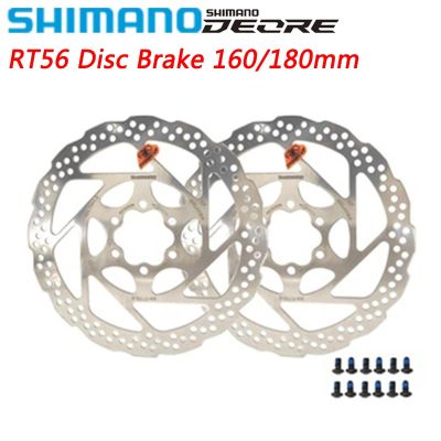 SHIMANO DEORE SM-RT56 Brake Disc Rotor 6 Bolt Mountain Bike Disc M610 RT56 M6000 Brake Disc 160MM/180MM Original MTB Parts