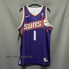 US$ 26.00 - 23-24 SUNS BOOKER #1 White Top Quality Hot Pressing NBA Jersey  - m.