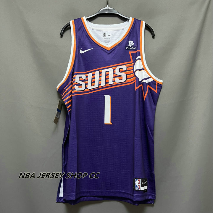 Men's Phoenix Suns Devin Booker Nike Purple Swingman Jersey - Icon
