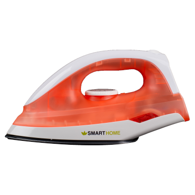 เครื่องใช้ไฟฟ้า เตารีดแห้ง SMART HOMEรุ่น SDIR-009 สีส้มครื่องใช้ไฟฟ้า เตารีดแห้ง SMART HOMEรุ่น S