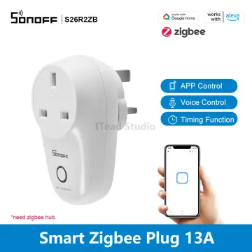 Aqara Smart Plug, REQUIRES AQARA HUB, Zigbee, with Energy Monitoring,  Overload Protection, Scheduling and Voice Control capabilities, Works with