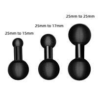 ☑♣▪ Double Ball Mount Adapter 1 นิ้วถึง 25mm/17mm/20mm Composite Extension Ball สำหรับ Standard Dual Ball Socket Mount Accessroeies