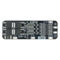 3S 20A Li-Ion 18650 บอร์ดโมดูลป้องกัน Pcb Bms 12.6V 59X20X3.4 มม.