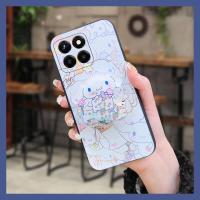 Cartoon Cute Phone Case For Huawei Honor X8 5G/X6/X6S/Play30M drift sand protective Cover foothold Soft Case Kickstand