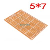 【YD】 10PCS 5x7 PCB 5x7 5cm 7cm Prototype Paper Board yellow