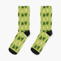 LEEK Pattern Socks basketball socks non-slip soccer stockings socks for woman Socks Tights