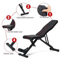 【ส่งจากกรุงเทพฯ 】ม้านั่งยกดัมเบล Harbour Adjustable Commercial Gym Fitness Folding Weight Bench Press ปรับเบาะ 8 ระดับ แข็งแรง พับเก็บได้