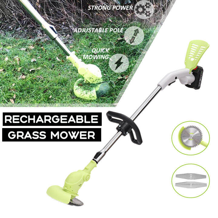 Grass Cutter Noise Reduction With Adjustable Handle Rechargeable