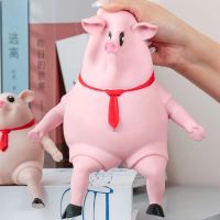 Monsters Toy Piggy Squeeze Toy หมูยืด สกุชชี่ ของเล่นยืดได้ ของเล่นบีบ คลายความเครียด สกุชชี่ ของเล่น ของเล่นบีบนุ่ม ของเล่นยืด